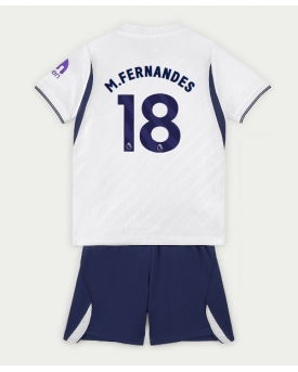 Tottenham Hotspur Mateus Fernandes #18 Maglia Gara Casa Repliche 2026-27 Bambino Maniche Corte